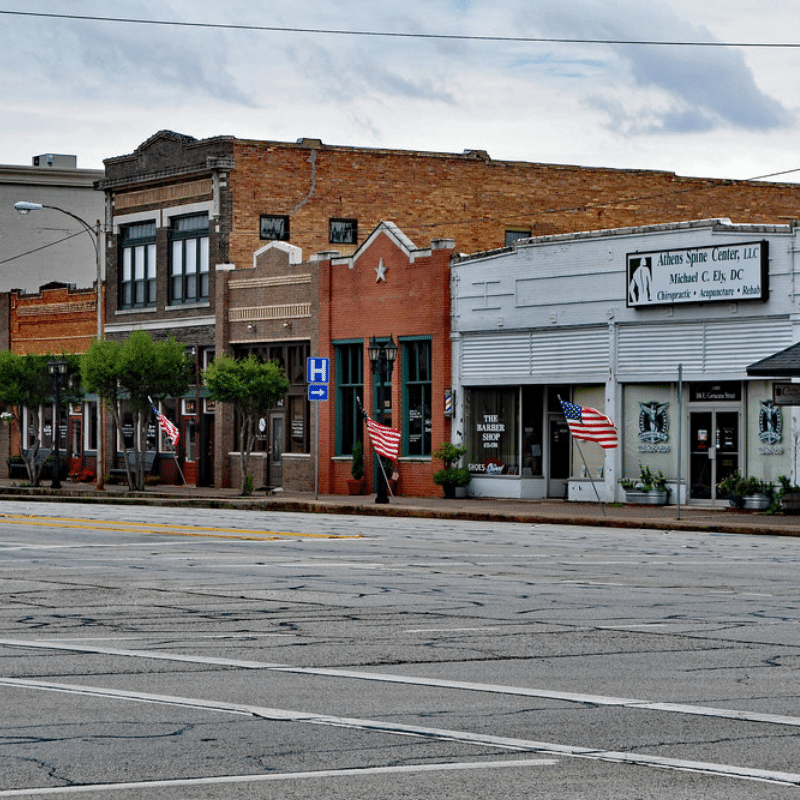 athens tx downtown