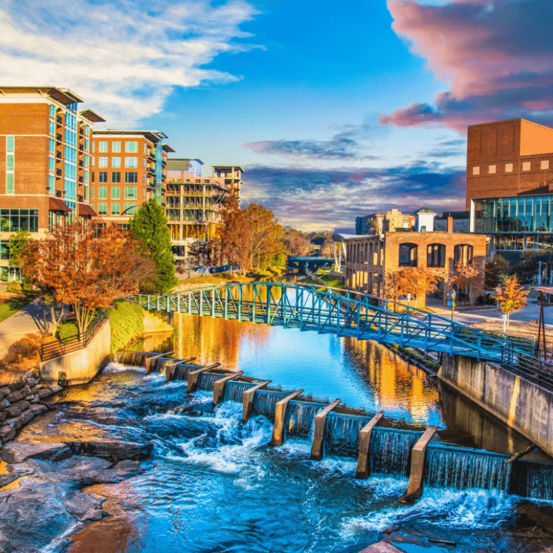 greenville sc skyline