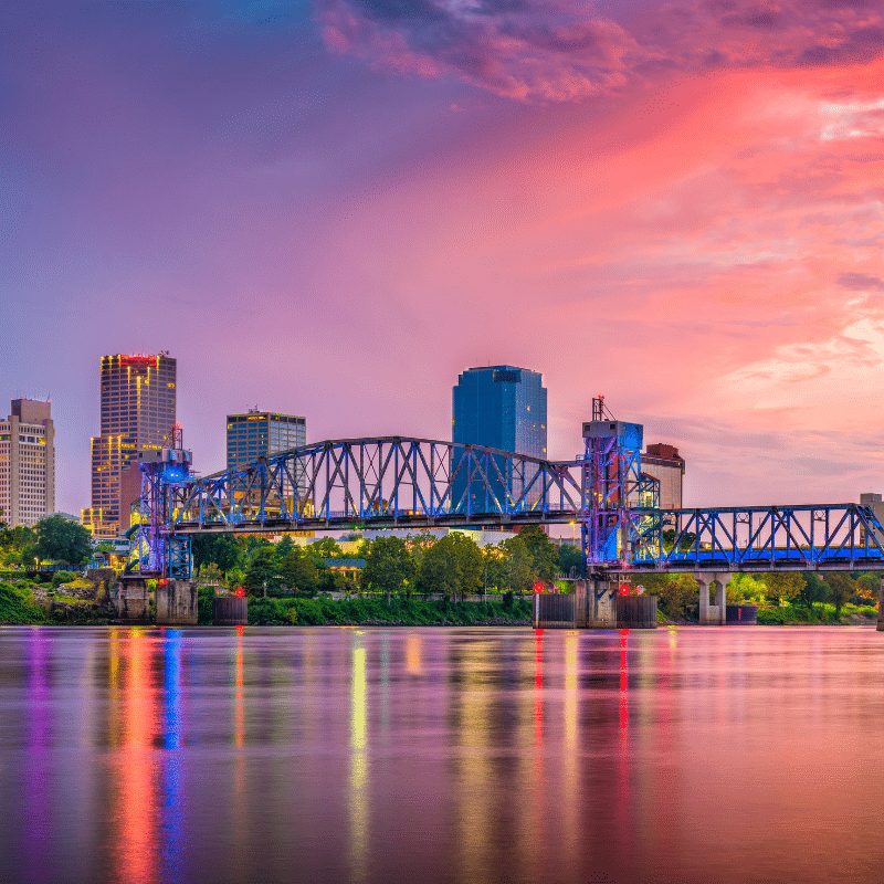 little rock ar skyline