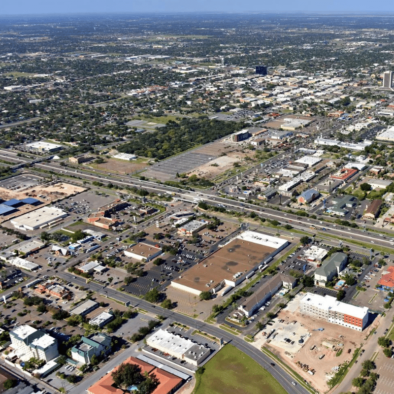 mcallen tx aerial image