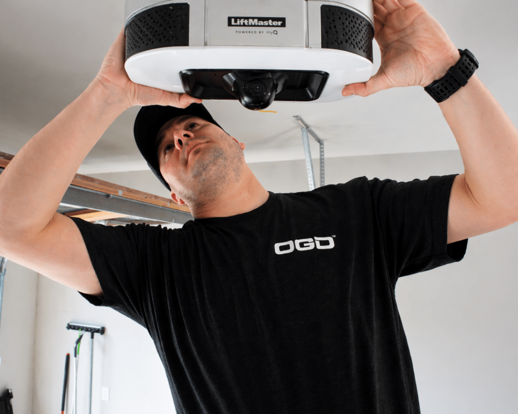 Garage door opener service