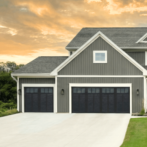 New garage door installed on home by ogd overhead garage door